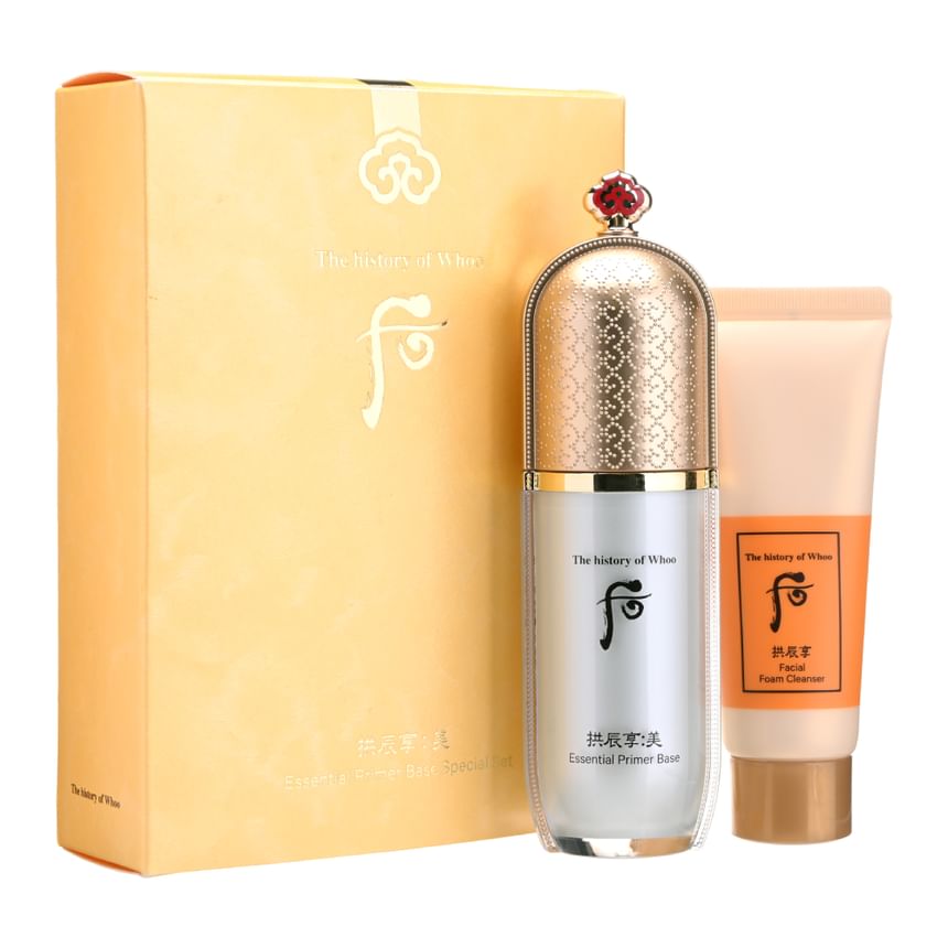 Gongjinhyang:Mi Essential Primer Base Set (40ml + Foam Cleanser 40ml Sample)