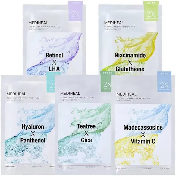 Derma Synergy Wrapping Mask – Niacinamide × Glutathione (1 sheet)