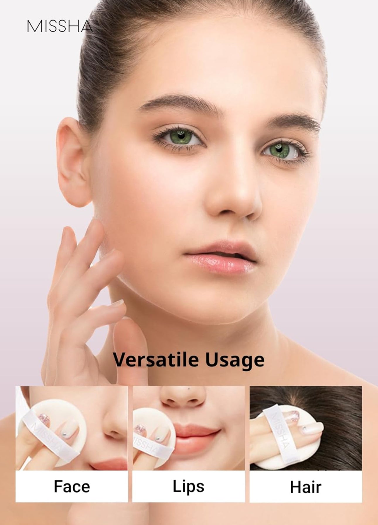 Airy Pot Pressed Powder (5g) – Translucent / Pink / Mint