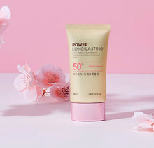 Load image into Gallery viewer, [THE FACE SHOP] Power Long Lasting Pink Tone Up Sun Cream SPF50+ PA++++ 50ml

