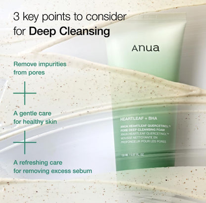 [ANUA] Heartleaf Quercetinol Pore Deep Cleansing Foam
