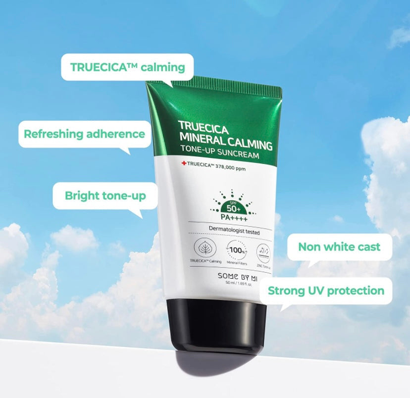 [SOME BY MI]Truecica Mineral Calming Tone-Up Suncream / SPF50+, PA++++