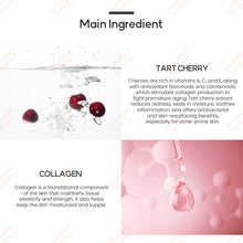 Load image into Gallery viewer, [miraclair] Tart Cherry Collagen Serum Mask (10 Sheets)

