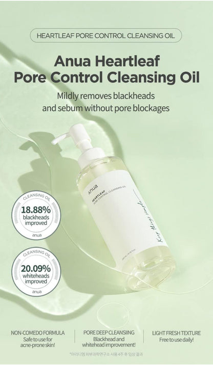 [ANUA]Heartleaf Pore Control Cleansing Oil(200ml)