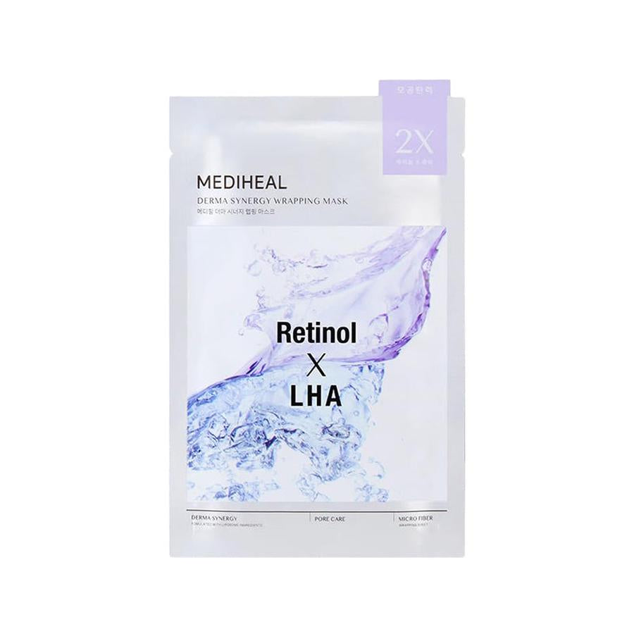 [MEDIHEAL] Derma Synergy Wrapping Mask – Retinol × LHA (1Sheet)