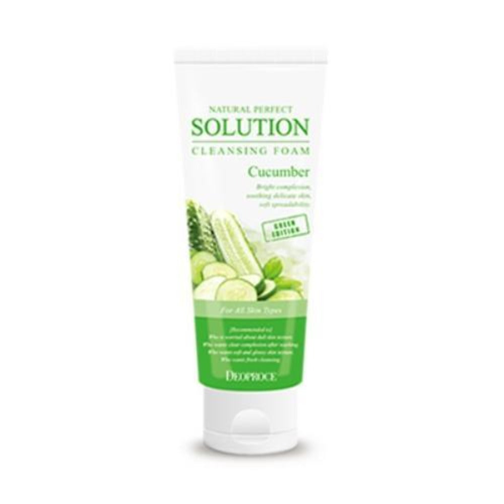 [Deoproce ] Natural Perfect Solution Cleansing Foam Cucumber (170g)