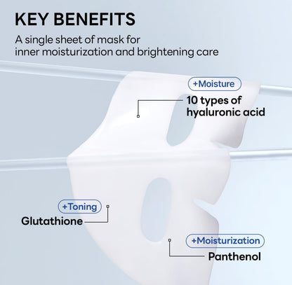 [MEDIHEAL]  Hyper Hyaluronate Low-Molecular Liposome Mask (1 Sheet)