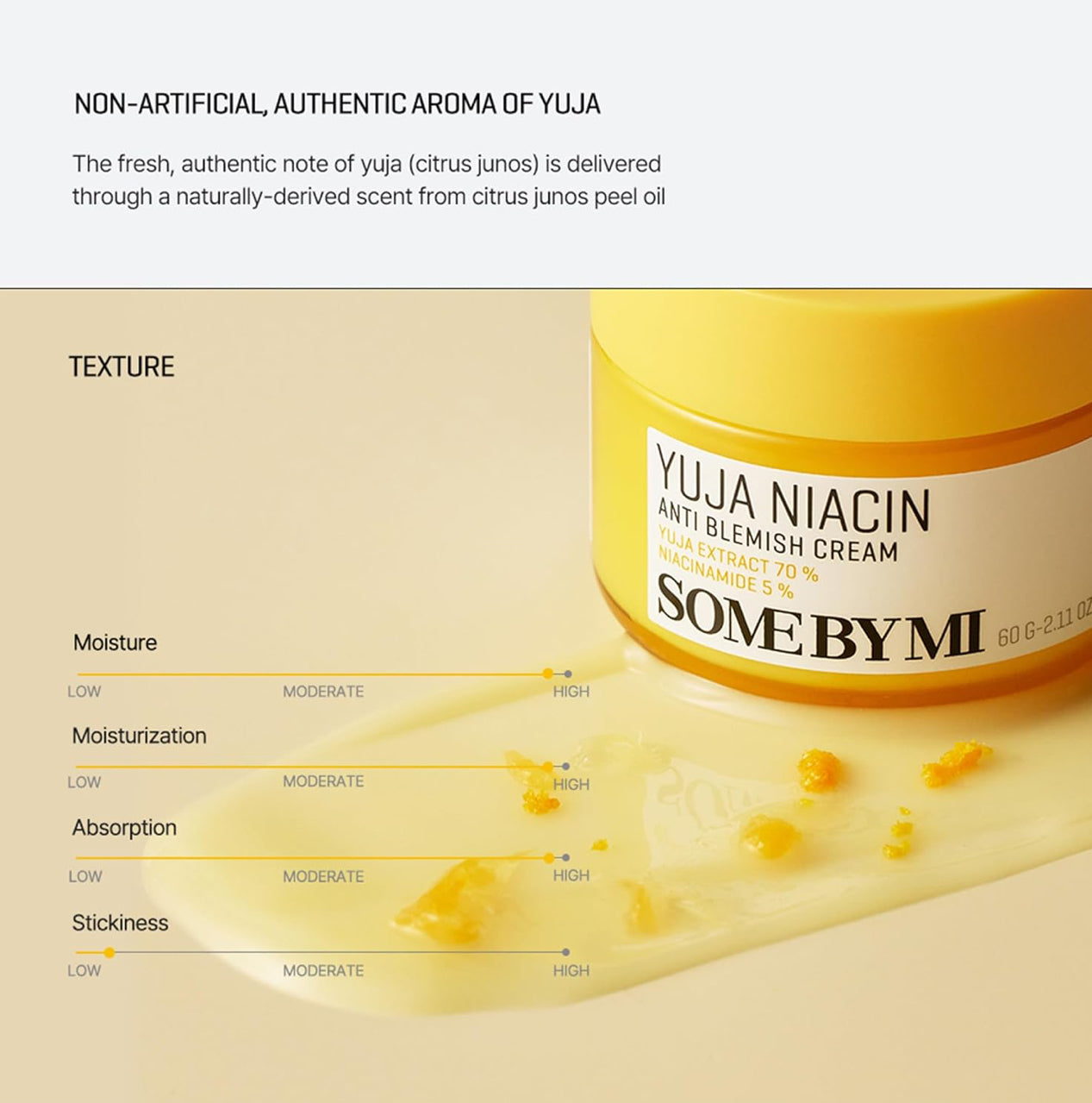 [SOME BY MI] Yuja Niacin Anti-Blemish Cream (60g)