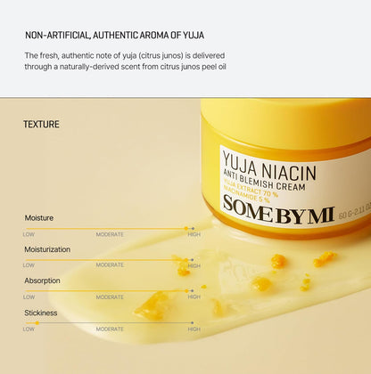 [SOME BY MI] Yuja Niacin Anti-Blemish Cream (60g)