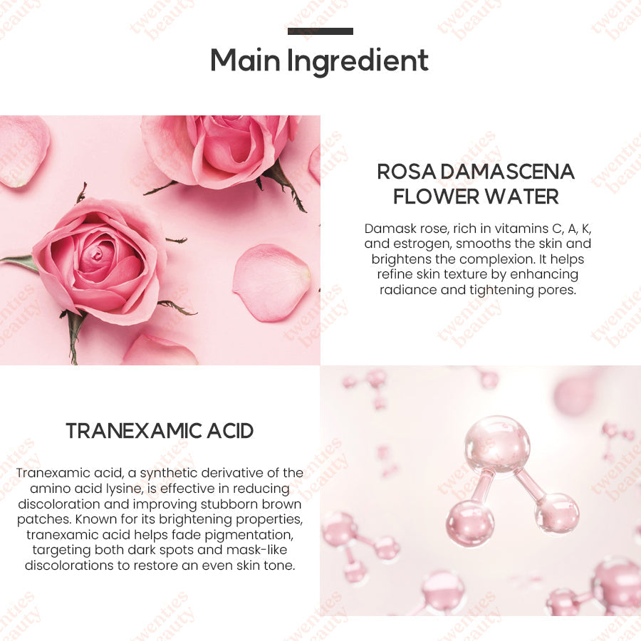 [miraclair] Rose Tranex Serum Mask (10 Sheets)