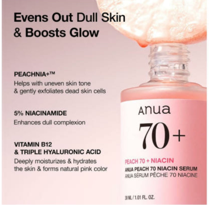[ANUA]PEACH 70% NIACINAMIDE SERUM (30ml)