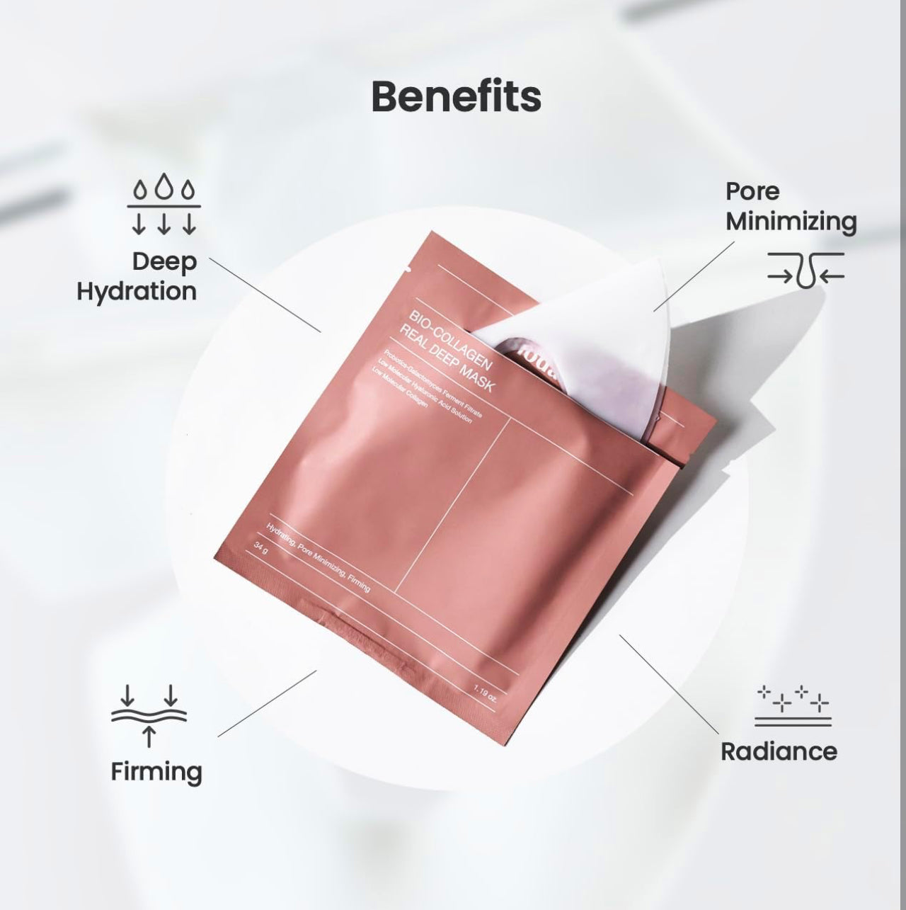 [BIODANCE] Bio-Collagen Real Deep Mask (34g × 4ea)