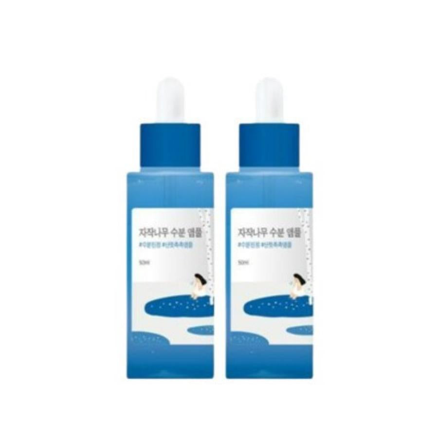 [ROUND LAB] Birch Juice Moisturizing Serum Set (50ml × 2)-Ships from Korea
