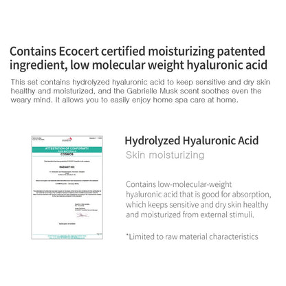 [miraclair] Milk Body Set Perfumed Gabrielle Musk(wash500ml+Lotion500ml)