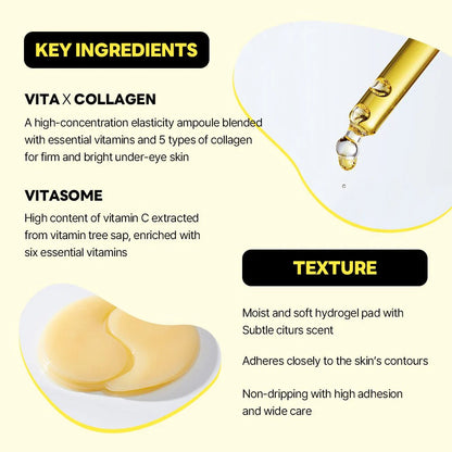 [MEDIHEAL] Vita Collagen Eye Ampoule Patch (60pcs)