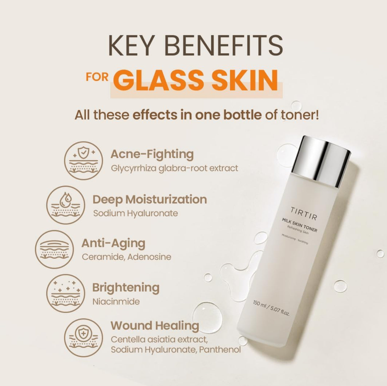 [TIRTIR]  Milk Skin Toner (150 ml)