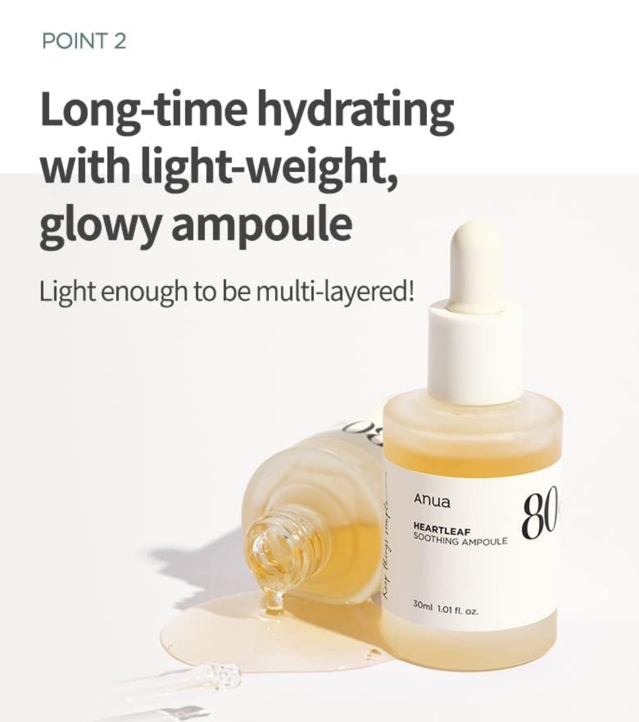 [ANUA]Heartleaf 80% Soothing Ampoule (30ml)