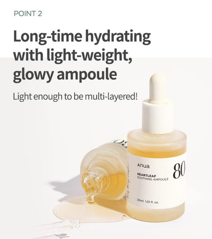 [ANUA]Heartleaf 80% Soothing Ampoule (30ml)