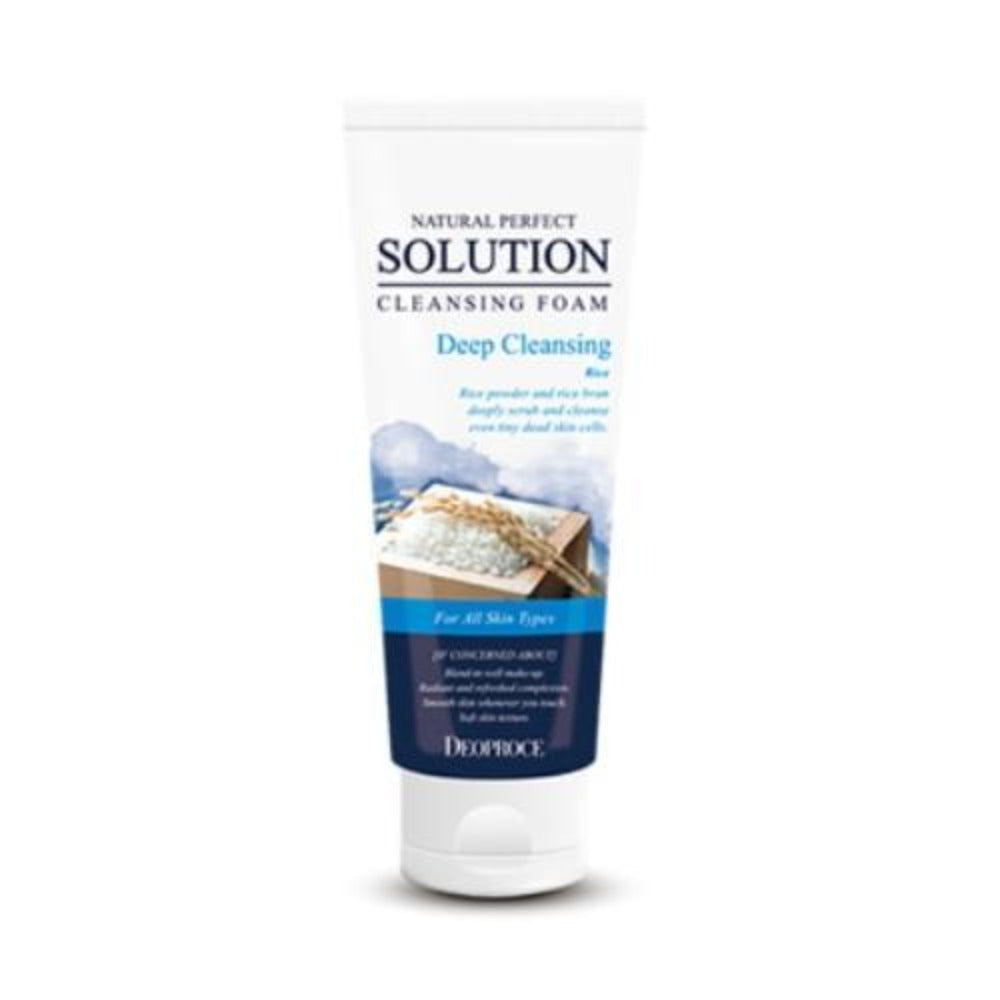 [Deoproce] Natural Perfect Solution Cleansing Foam Rice (170g)