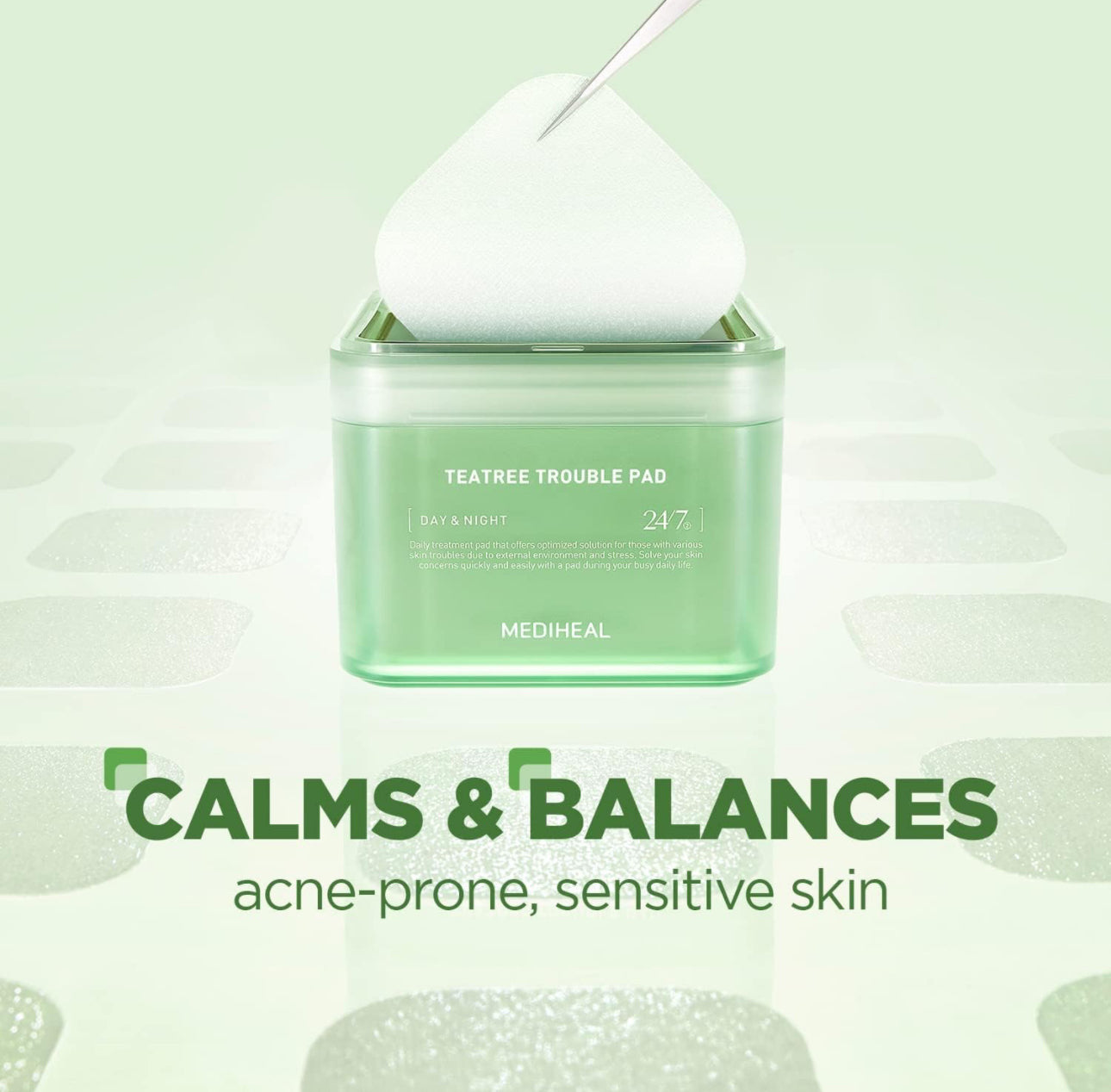 [MEDIHEAL] Teatree Trouble Facial Toner Pads with Tea Tree & Lactobacillus