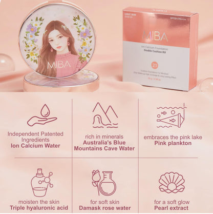 [MIBA] Ion Calcium Foundation Double Cushion RX (25g)