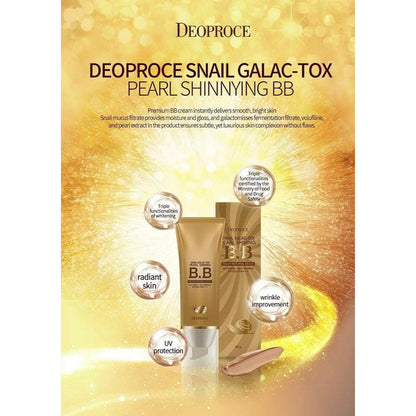 [Deoproce]Pearl Shining BB Cream Snail Galac SPF50+/PA+++