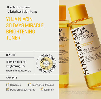 [SOME BY MI] Yuja Niacin 30 Days Miracle Brightening Toner (150ml)