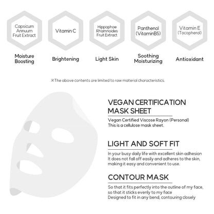 [miraclair] Paprika Vitamin Serum Mask (10 Sheets)