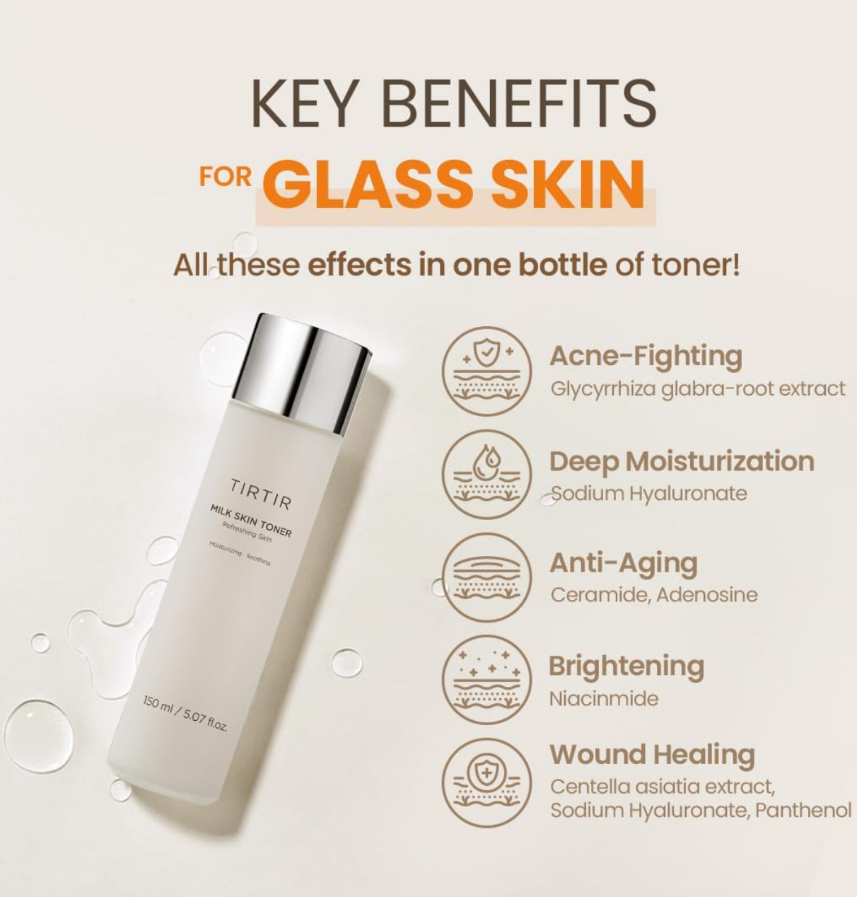 [TIRTIR]  Milk Skin Toner (150 ml)