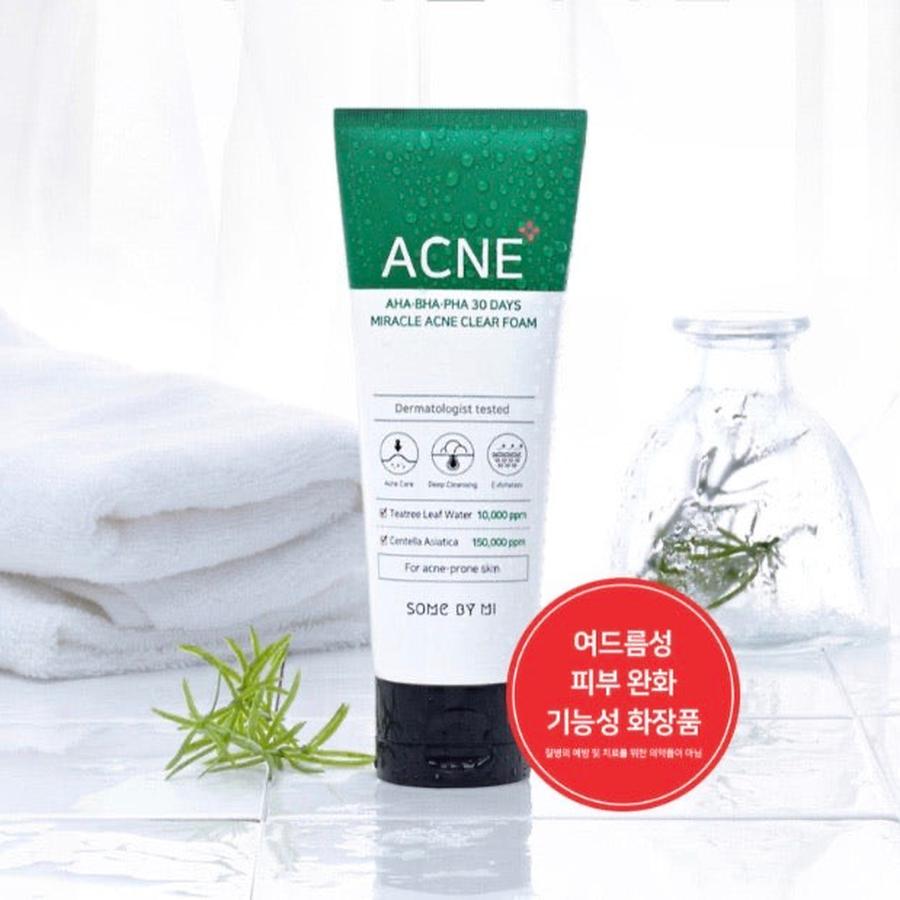 [SOME BY MI] Aha.Bha.Pha 30Days Miracle Acne Clear Foam 100ml (3.4oz)