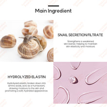 Load image into Gallery viewer, [miraclair] Snail Elastin Serum Mask (10 Sheets)
