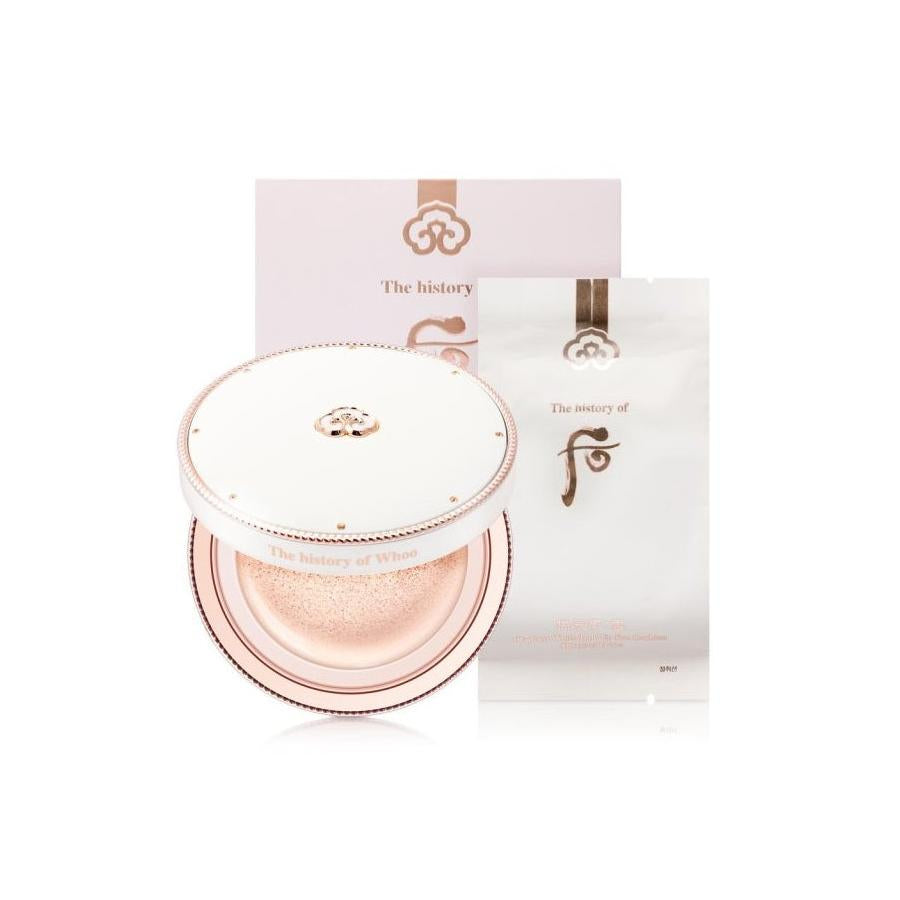 [The History of Whoo] Gongjinhyang:Seol Radiant White Tone Up Sun Cushion (SPF50+ PA+++)