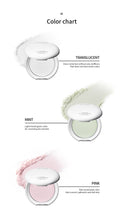 Load image into Gallery viewer, [MISSHA] Airy Pot Pressed Powder (5g) – Translucent / Pink / Mint
