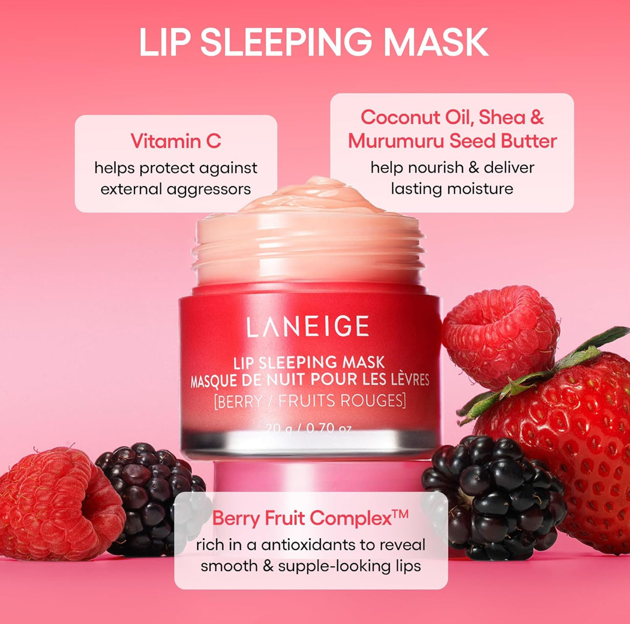 [LANEIGE] LIP SLEEPING MASK(BERRY) 20g