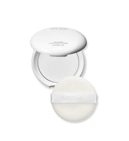 [MISSHA] Airy Pot Pressed Powder (5g) – Translucent / Pink / Mint
