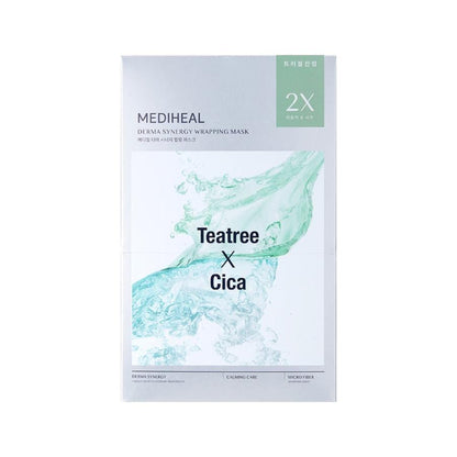 [MEDIHEAL] Derma Synergy Wrapping Mask – Teatree × Cica (1Sheet)