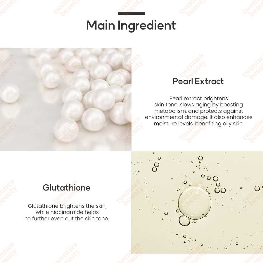 [miraclair Pearl Glutathione Serum Mask (10 Sheets)