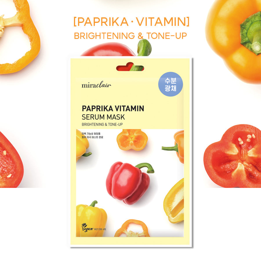 [miraclair] Paprika Vitamin Serum Mask (10 Sheets)