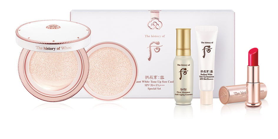 [The History of Whoo] Gongjinhyang:Seol Radiant White Tone Up Sun Cushion Special Set (SPF50+ PA+++)