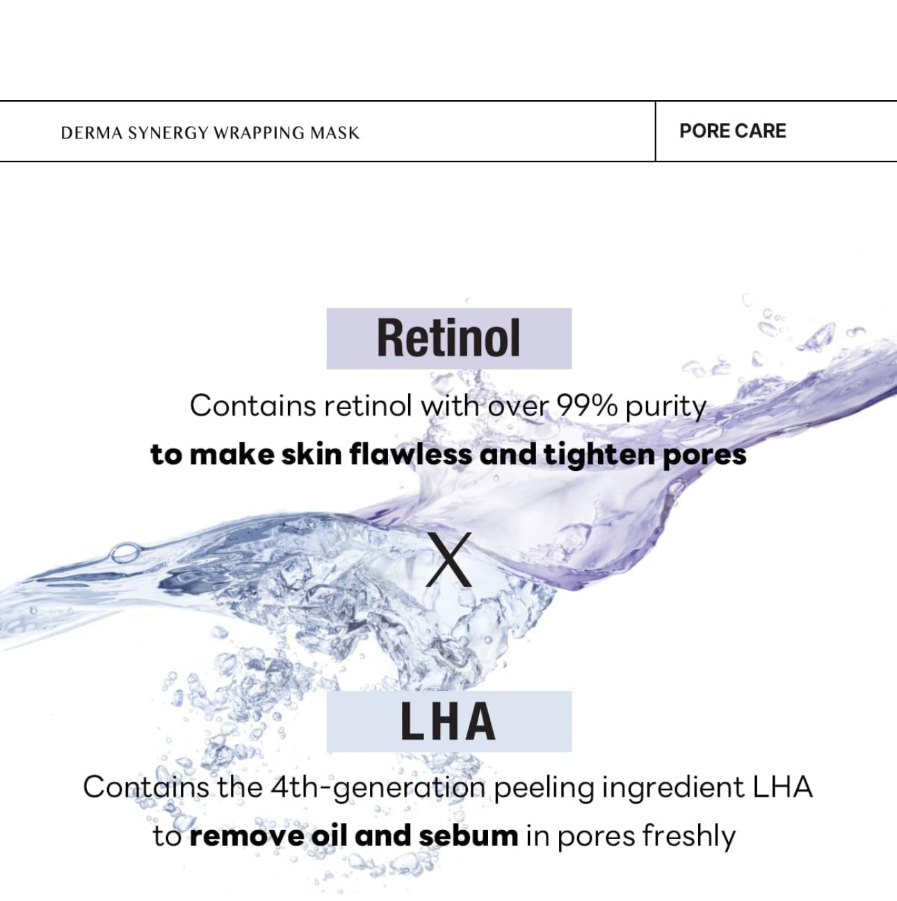 [MEDIHEAL] Derma Synergy Wrapping Mask – Retinol × LHA (1Sheet)