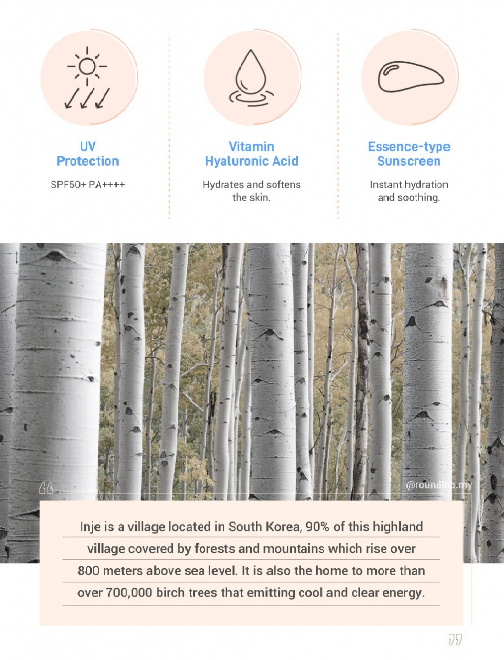 [ROUND LAB] Birch Juice Moisturizing Sunscreen