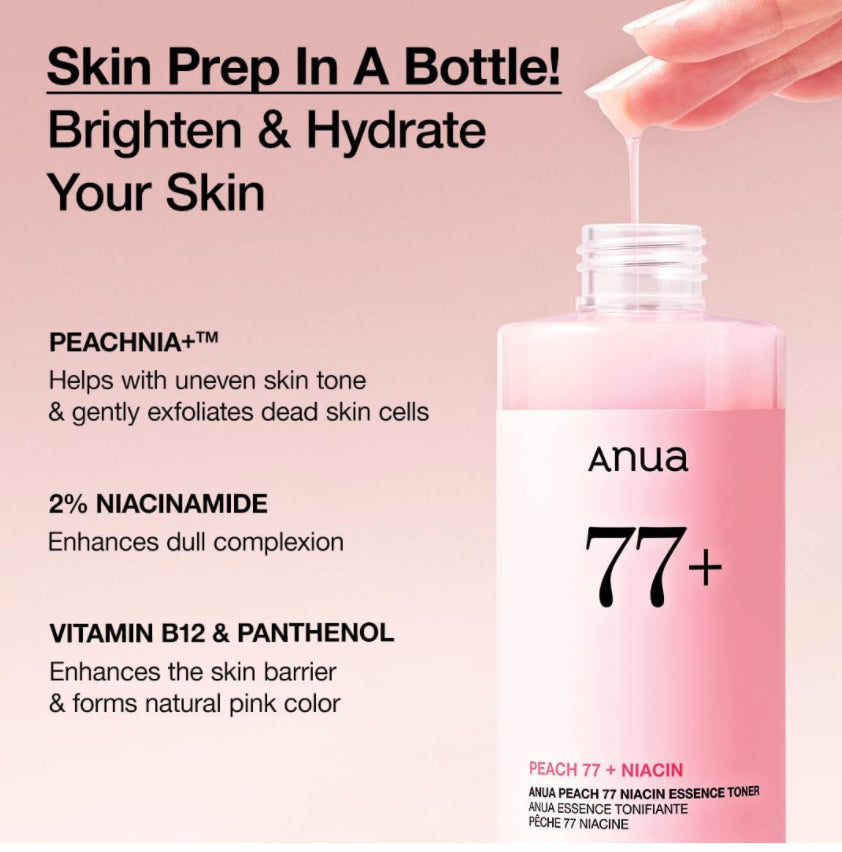[ANUA]Peach 77 Niacin Essence Toner (250ml)