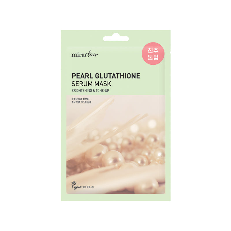 [miraclair Pearl Glutathione Serum Mask (10 Sheets)