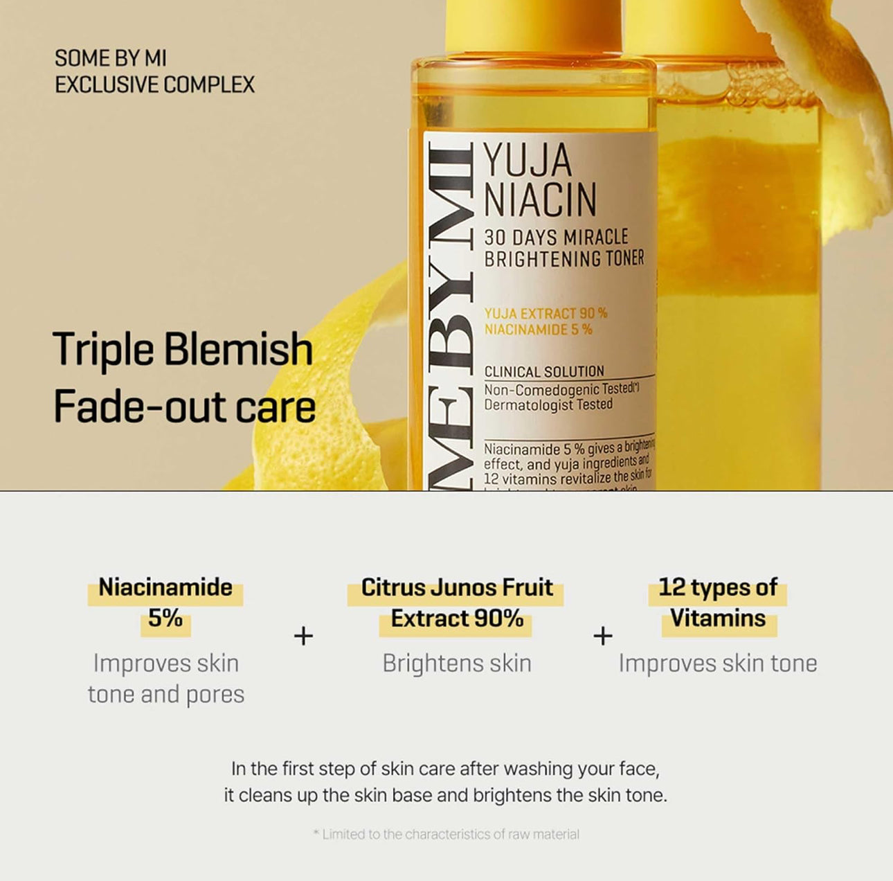 [SOME BY MI] Yuja Niacin 30 Days Miracle Brightening Toner (150ml)