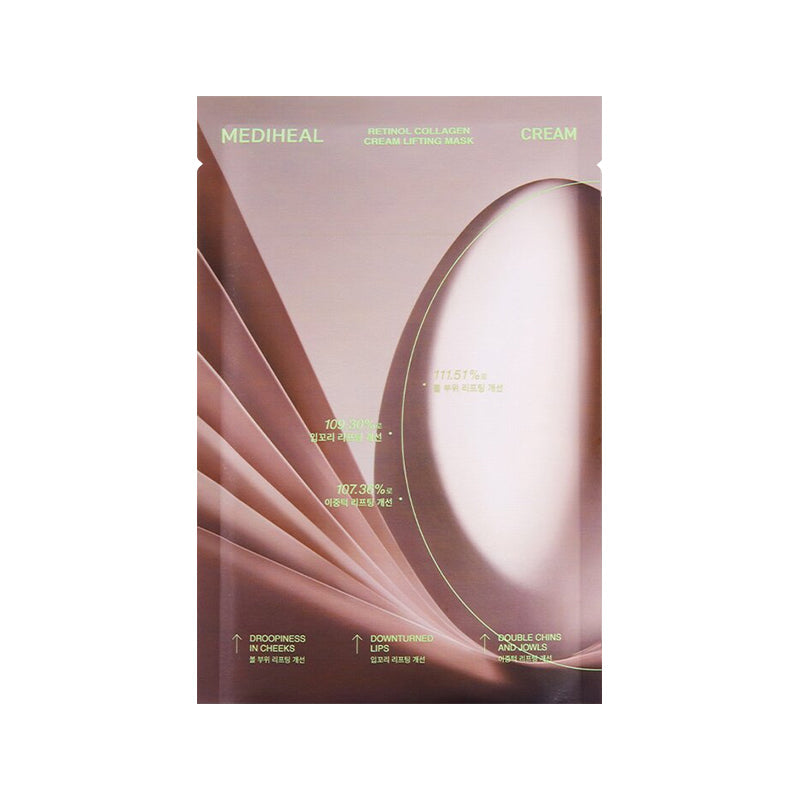 [MEDIHEAL] Retinol Collagen Cream Lifting Mask (1sheet)