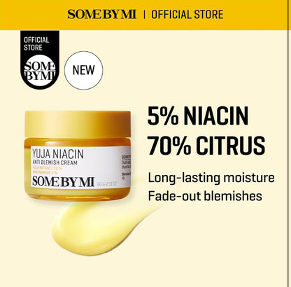 [SOME BY MI] Yuja Niacin Anti-Blemish Cream (60g)