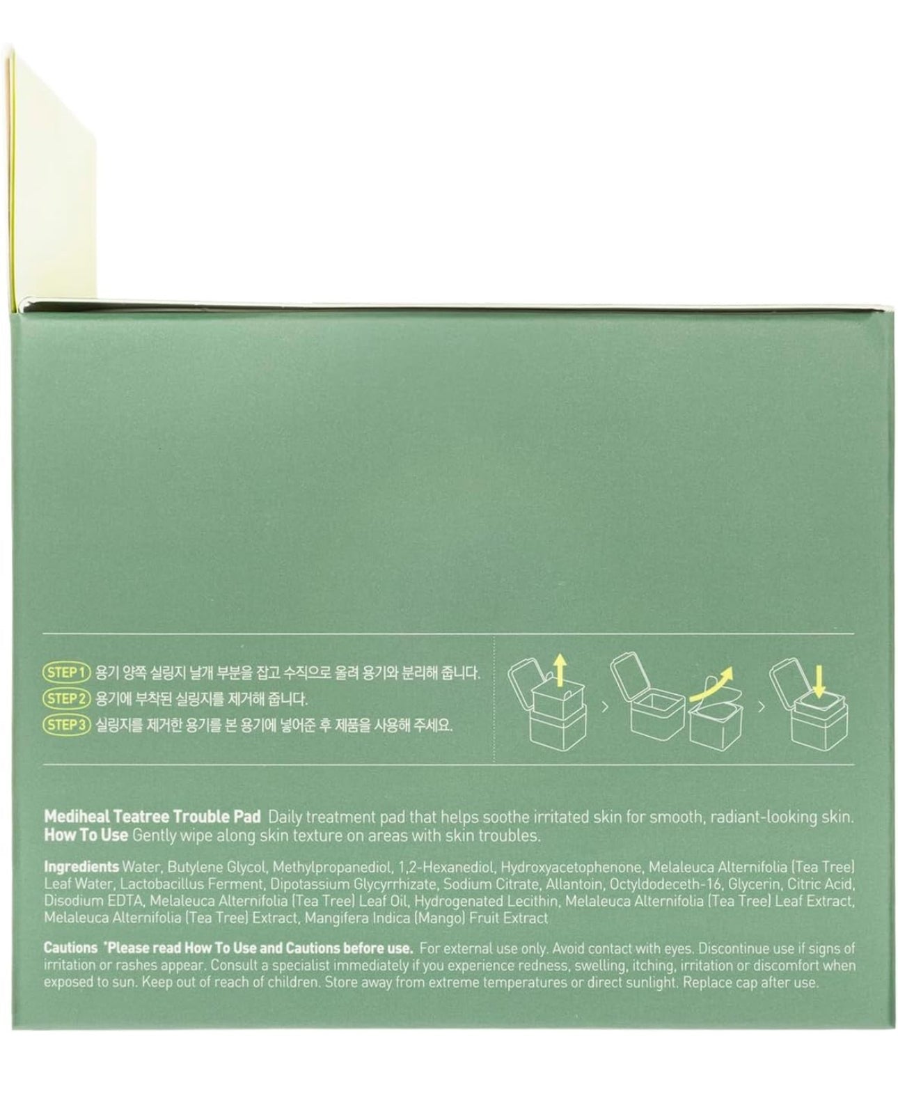 [MEDIHEAL] Teatree Trouble Facial Toner Pads with Tea Tree & Lactobacillus