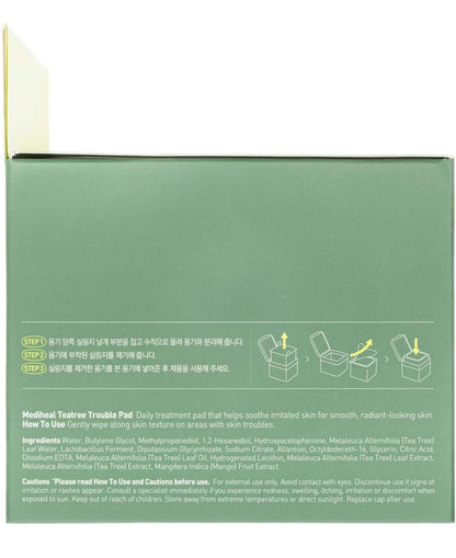 [MEDIHEAL] Teatree Trouble Facial Toner Pads with Tea Tree & Lactobacillus