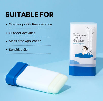 [ROUND LAB] Birch Moisturizing Sun Stick 19g SPF 50+ PA++++