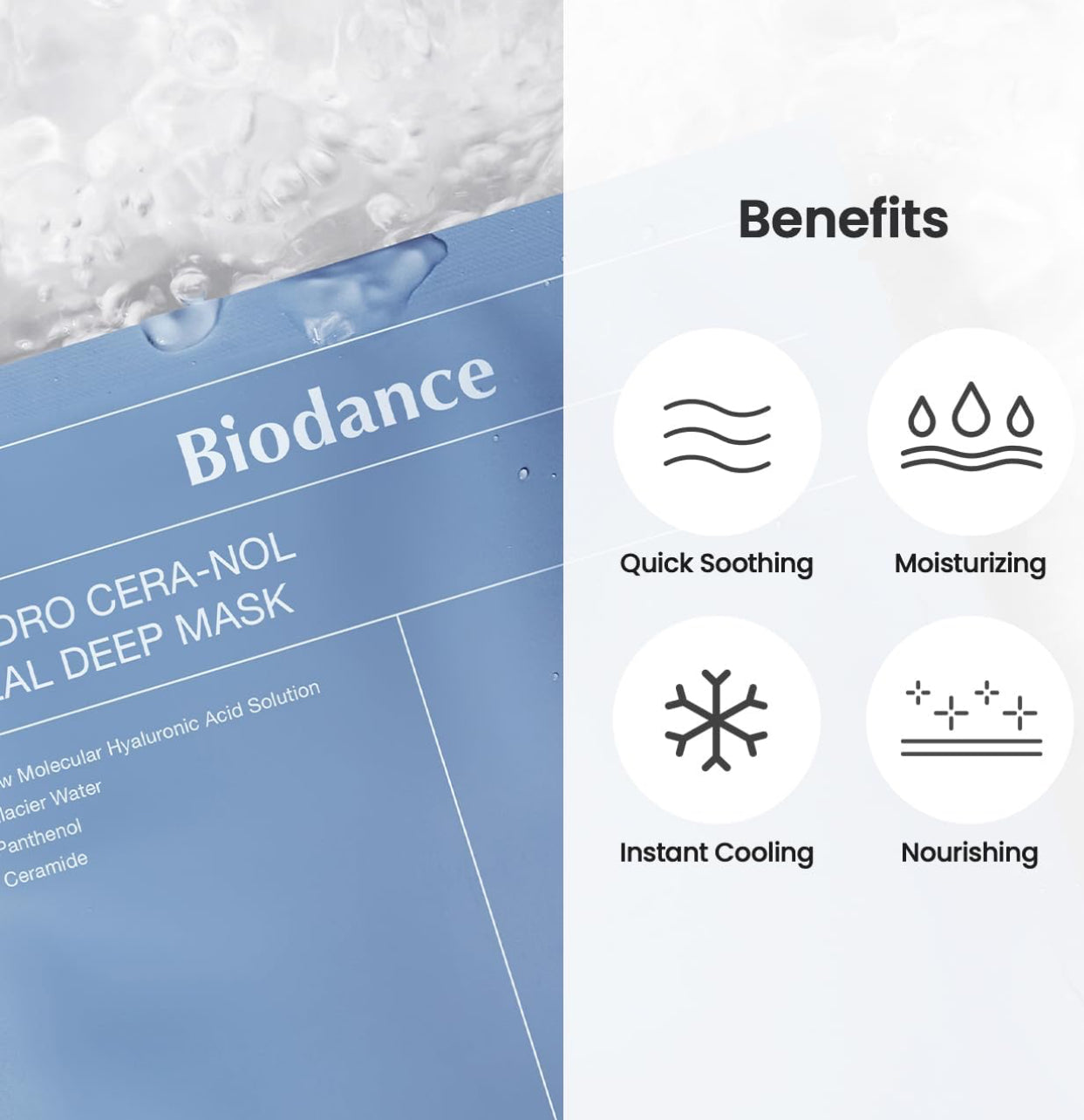 [BIODANCE] Hydro Cera-nol Real Deep Mask (34g × 4ea)